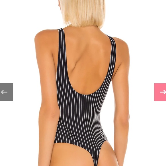 LPA Revolve Bodysuit 23 in Navy & White - Picture 4 of 6